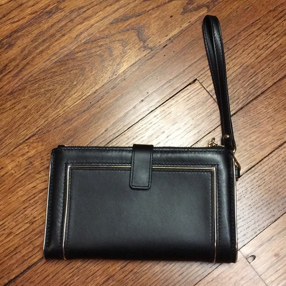 Michael Kors Double Zip Leather Phone Wristlet - Picture 3 of 3